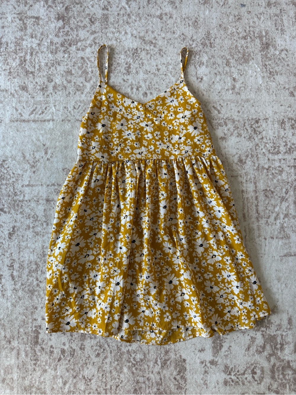 Girls' Yellow Floral Sundress - Brand